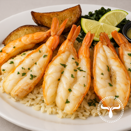 Crevettes papillon à l'ail - 2,5 lbs