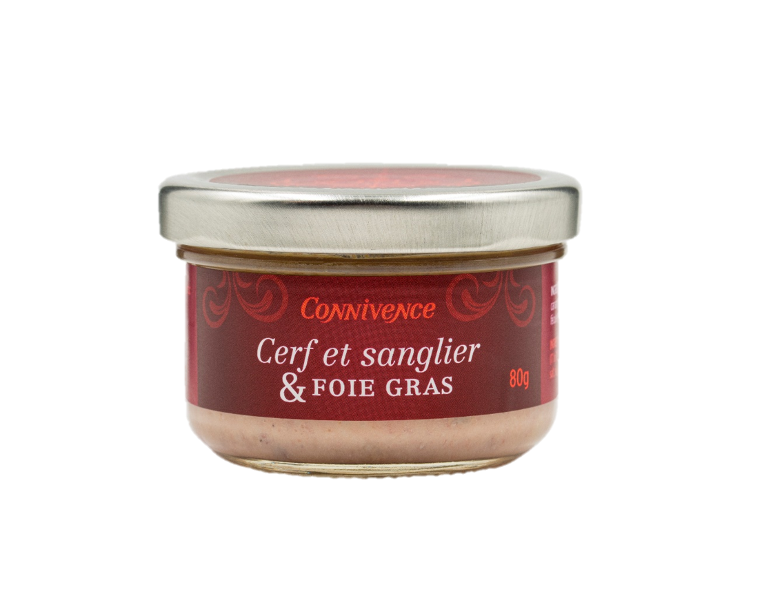 Terrine Cerf & Sanglier & Foie Gras 80g