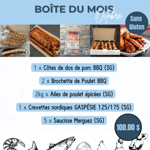 Boîte du mois - SANS GLUTEN