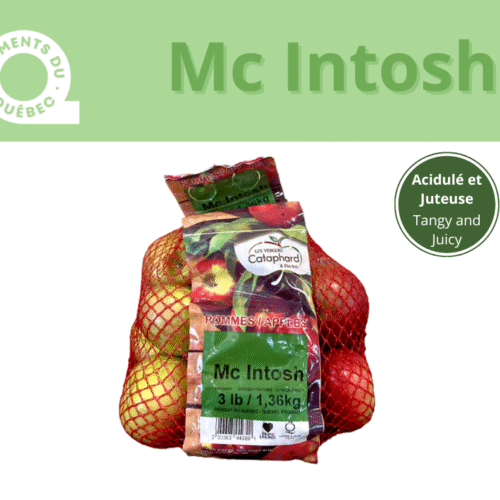 Sac de pommes Mcintosh - 3 LBS