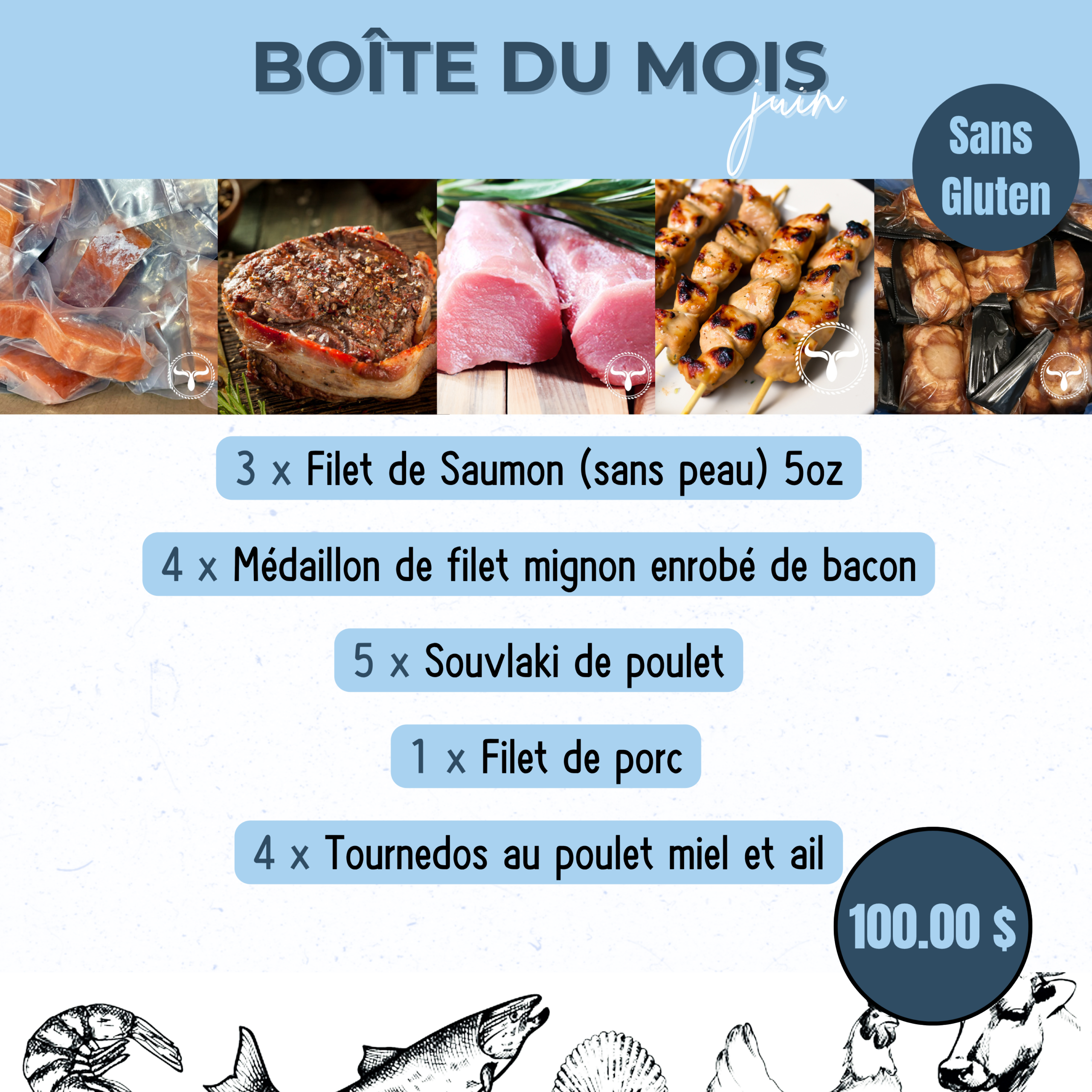 Boîte du mois - SANS GLUTEN