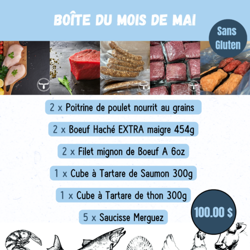 Boîte du mois - SANS GLUTEN