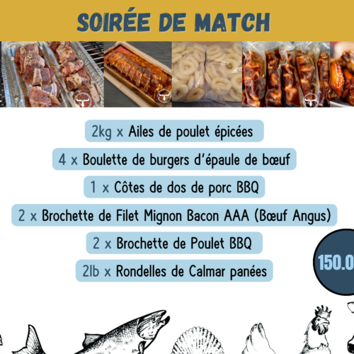 Boîte - Soirée de match