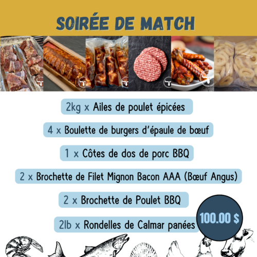 Boîte - Soirée de match